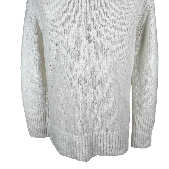 VINCE WOOL BLEND NUBBY TURTLENECK SWEATER IN CREAM NWT WOMEN'S SIZE XS - Picture 10 of 16
